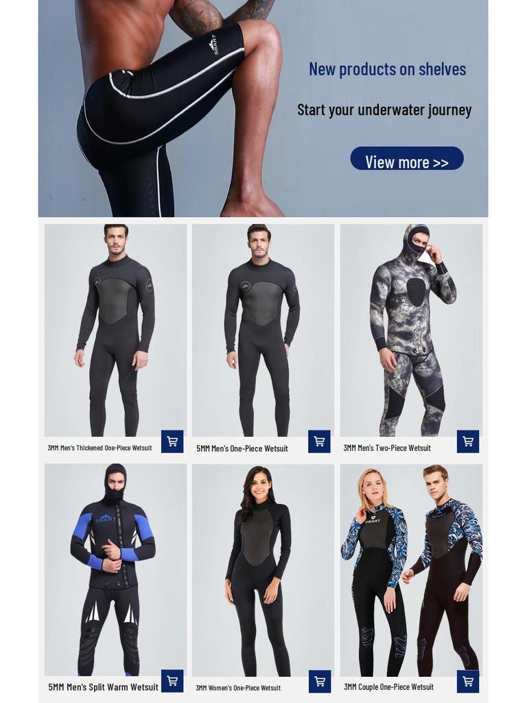 Sharkbat Men's 3MM Cold-Proof Diving Pants - Sun Protection, Warmth, and Snorkeling Comfort