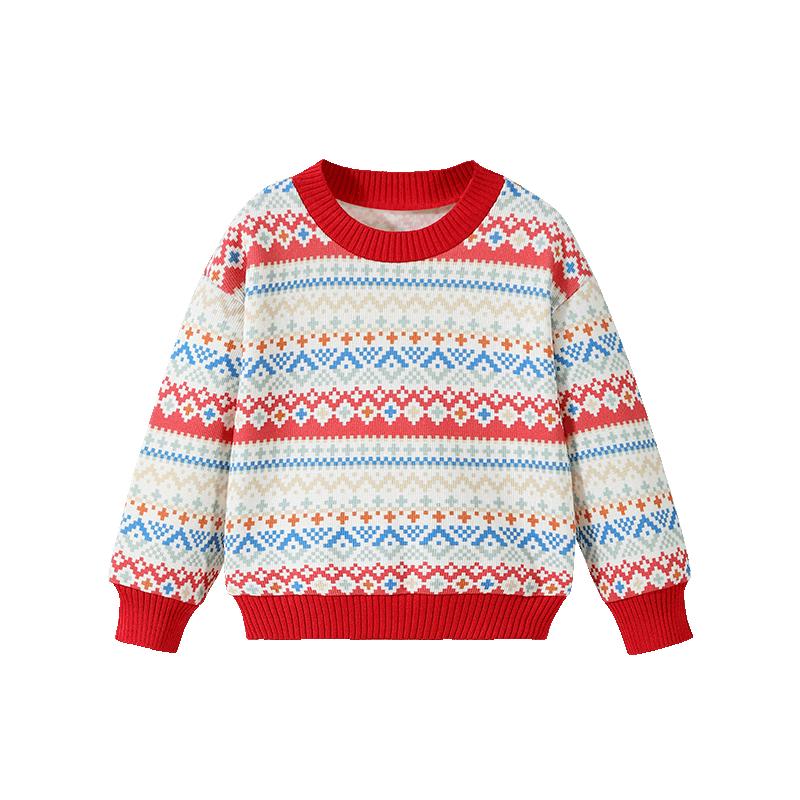 Classic Teddy Kids  Fall Pullover Sweater - Chinese Style 100