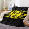 1 Stück Maccabi Netanya FC Aufdruck Flanelldecke Hohe Qualität Warm Bequem Decke für Alle Jahreszeiten Perfekt für Geschenke Heimdekoration
