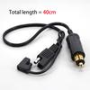 DIN Powerlet Stecker zu SAE Batterieadapter-Verbindungskabel für Motorrad mit SAE zu SAE Adapter