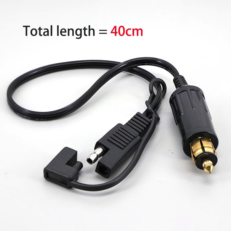 DIN Powerlet Stecker zu SAE Batterieadapter-Verbindungskabel für Motorrad mit SAE zu SAE Adapter