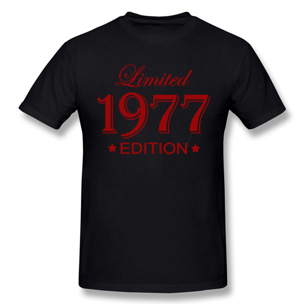 1977 Limited Edition Cool Funny T Shirt Unisex Short Sleeves Hip Hop Vintaged Oneck Cotton T Shirts