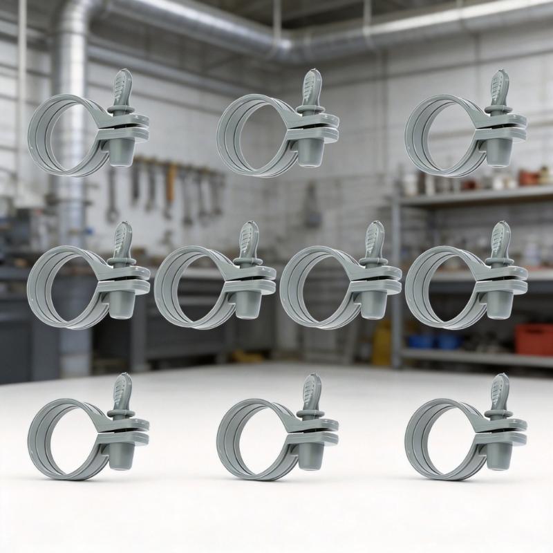 10Pcs Adjustable Hose Clamp For Swimming Pool Maintenance Screw Key Hose Clamps Plastic Filter Pump Connector Clips