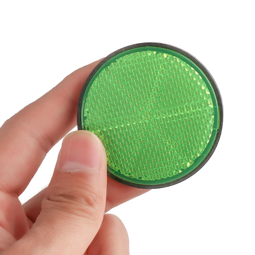 2Pcs High Quality Bike Spoke Reflector Oval&Round Plastic Flashing Night Reflectors Safety Warning Light Wheel Rim Reflective