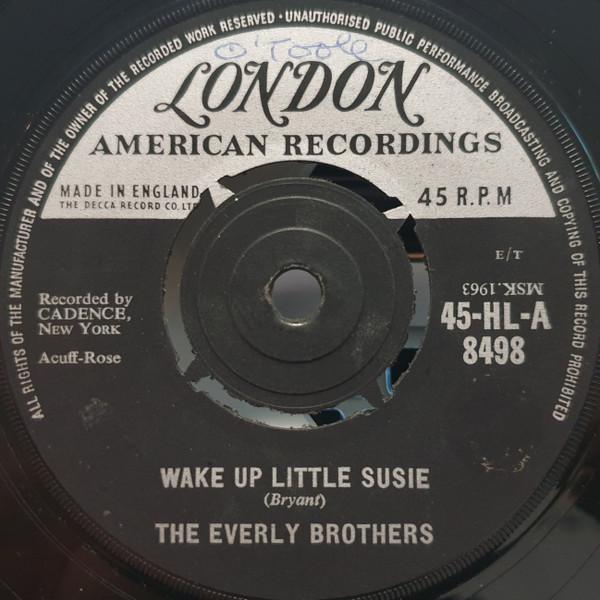 

7inch Record EVERLY BROTHERS Wake Up Little Susie Maybe Tomorr 45HLA8498 LONDON RECORDS UK Rock Used