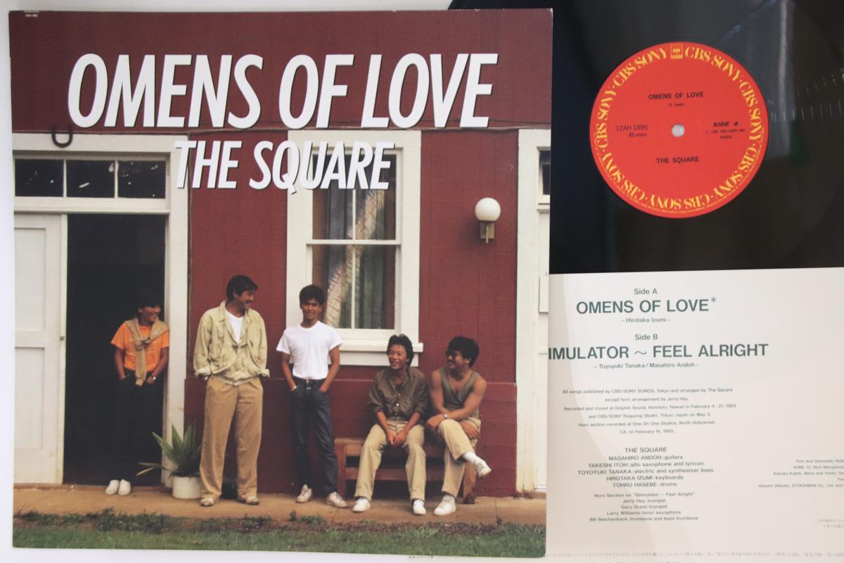 

12inch Record SQUARE - Omens Of Love 12AH1895 CBS/Sony 1985 Japan Jazz Used