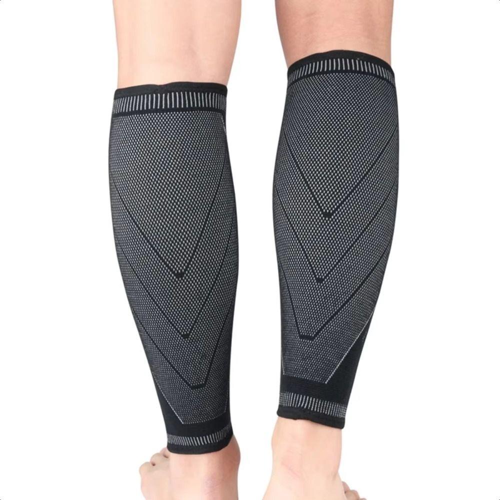 Wear-resistant Compression Calf Sleeves Sweat-absorbing Knee Support Sleeves  Running Yoga Dancing