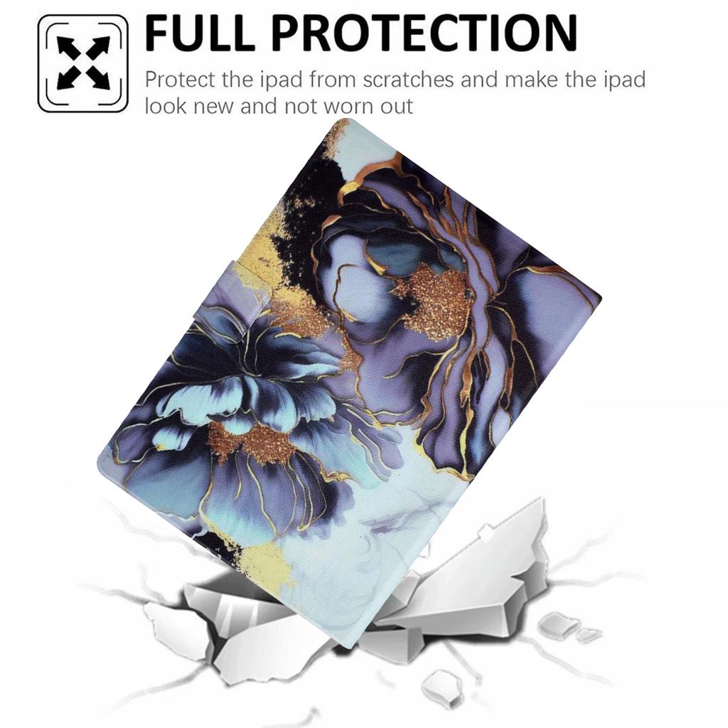 For iPad Mini/Mini 2/mini 3/mini 4/mini (2019) 7.9 Inch Case PU Leather Pattern Printed Cover with Card Holder