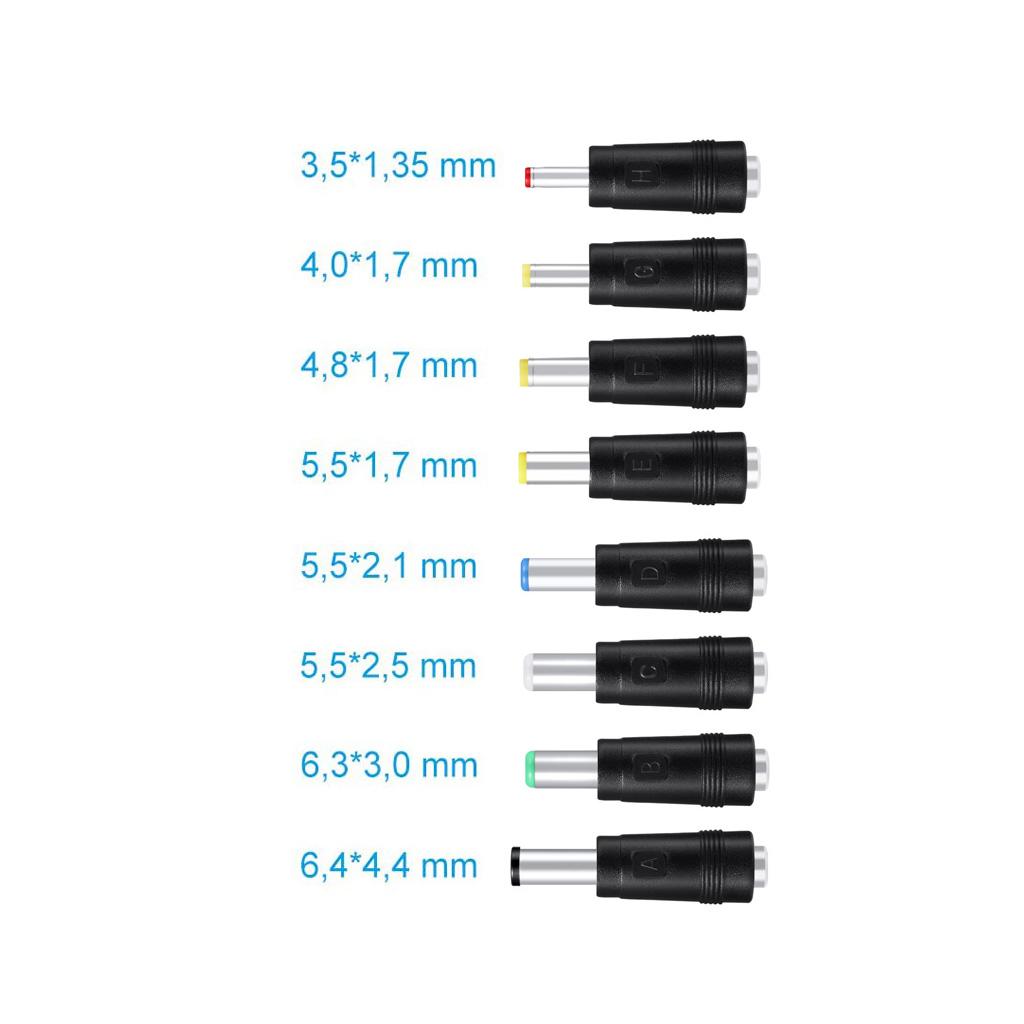 Usb to for Dc Plug, 8 in 1 Usb Plug to for Dc Hollow Plug Cable, Power Cable, Adapter Cable with 8 Plugs for Routers, Ke