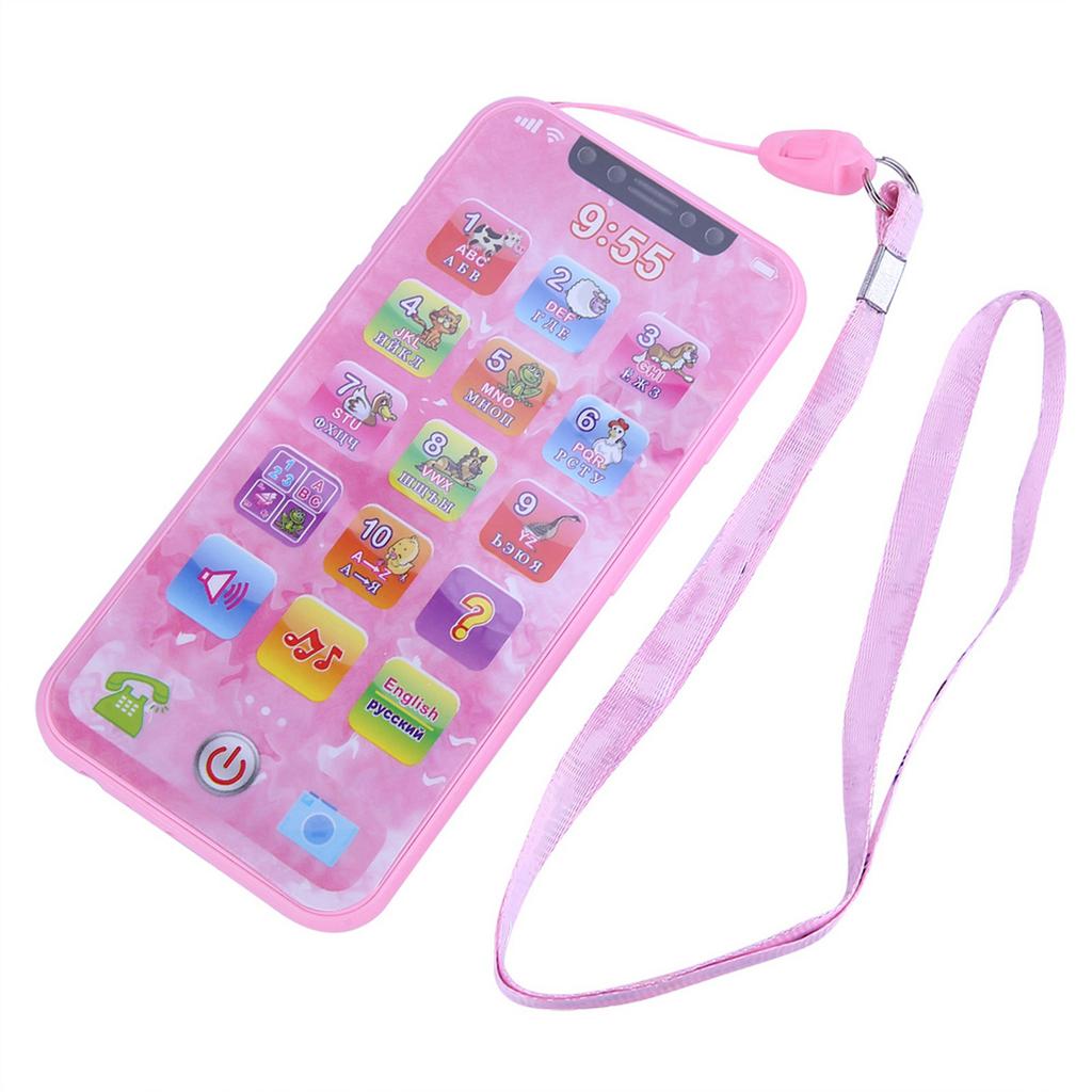 Baby Kids Music Toy Simulated Mobile Phone Educational Learning Machine Children Gifts(Russian)