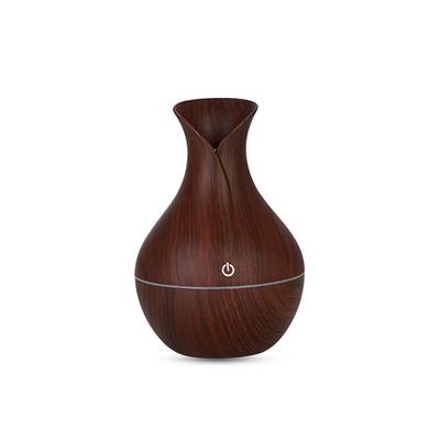 NEW 130ml Essential Oil Diffuser Humidifier Aromatherapy Wood Grain Vase Aroma