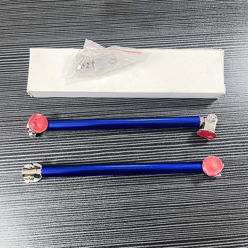 150mm Universal Car Splitter Rods Racing Adjustable Stainless Steel Front Bumper Lip Support Tie Bar Kit Saving Drilling Hole