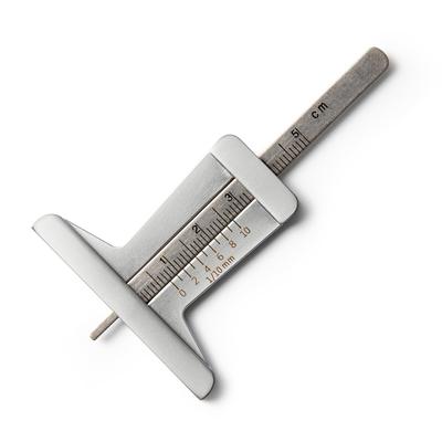 SCITOOLS Tire Gauge, Storage Bag Included, Measuring Range 0-50 Mm, Stainless Steel, Depth Gauge,