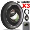 Replacement Camera Lens Repair Part for Insta360 X3 Sports Cameras Len Glass Frame Portable Lens Guard with Repair Tools