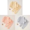 Baby Cotton Autumn Long Sleeve And Pants Set With Antibacterial Fabric For Toddler Warmth
