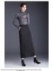 High-Waisted Wool Midi Skirt with Slit – 2025 Winter Style