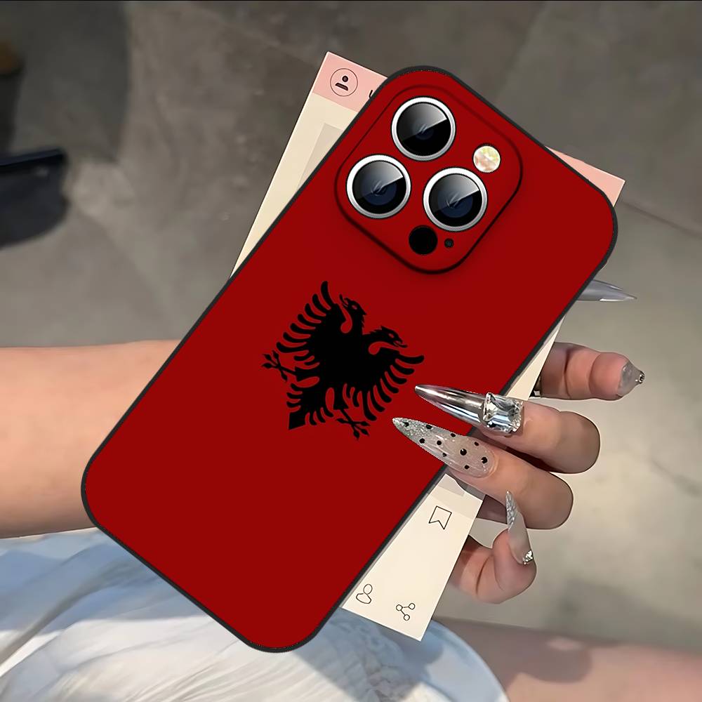 A-Albania F-Flag Phone Case For IPhone 17/16/15/13/14 Pro Max/ 11Plus/X/Xr/Xs Max/12mini