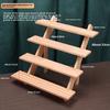 Stall Counter Solid Wood Ladder Jewelry Display Stand Ring Cardboard Ring Doll Storage Shelf Display Shelf