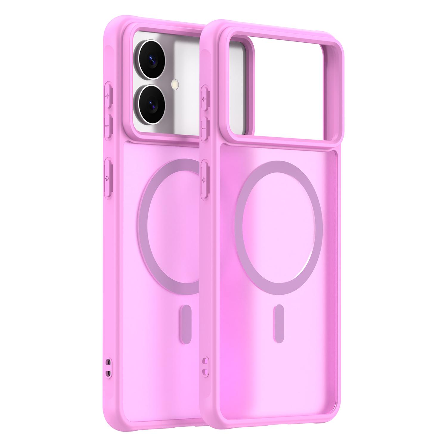 

Samsung Galaxy S26 Edge Phone Case, Magnetic Shockproof Phone Case Cover for Samsung Galaxy S26 Edge рожевий