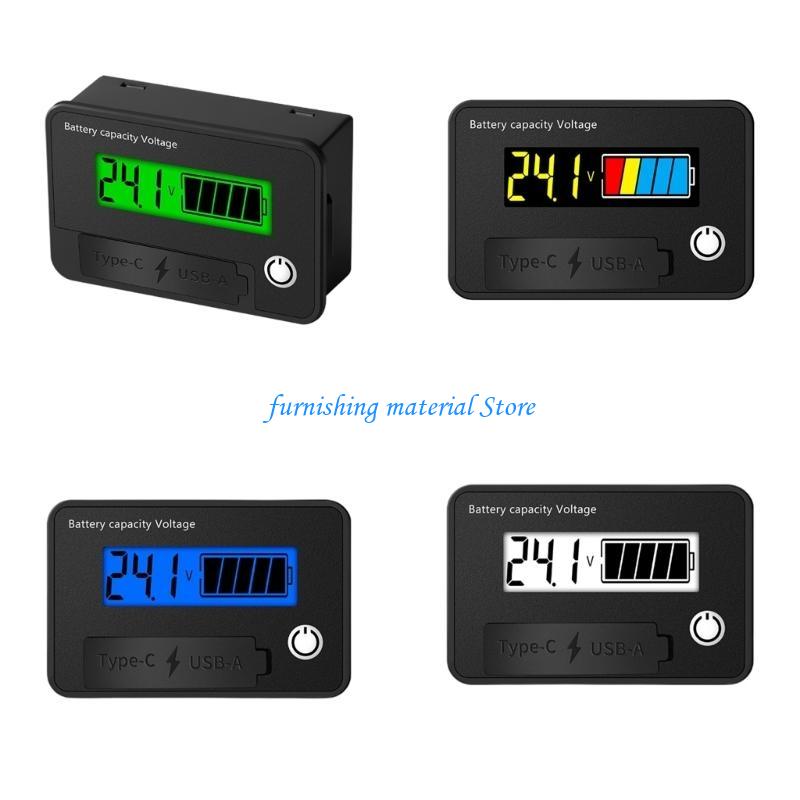 Y5GD Wasserdichter Auto-Batteriestandsmesser 8-30V Batteriekapazitätsmesser