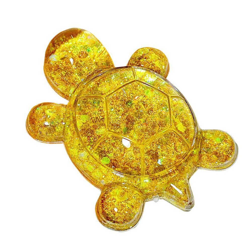 Flash Flowing Sand Candy Color Turtle Dolls Cute Turtle Small Ornament Cartoon Turtle Toy  Car Keys