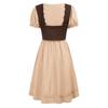 Neu Gothic Prom Kleid Für Frauen Halloween Cocktail Party Kleider Retro Kurzarm Ballkleid