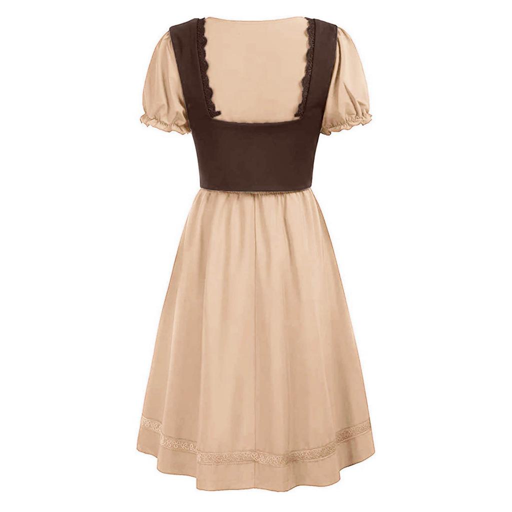 Neu Gothic Prom Kleid Für Frauen Halloween Cocktail Party Kleider Retro Kurzarm Ballkleid