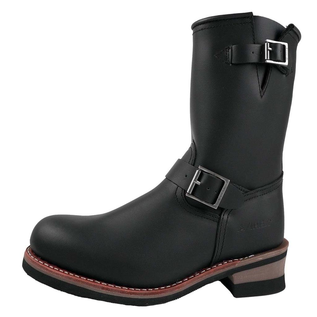 Fashion Boots Engineer Boots Hornet High HORNET HI Long Length Black [Avirex]
