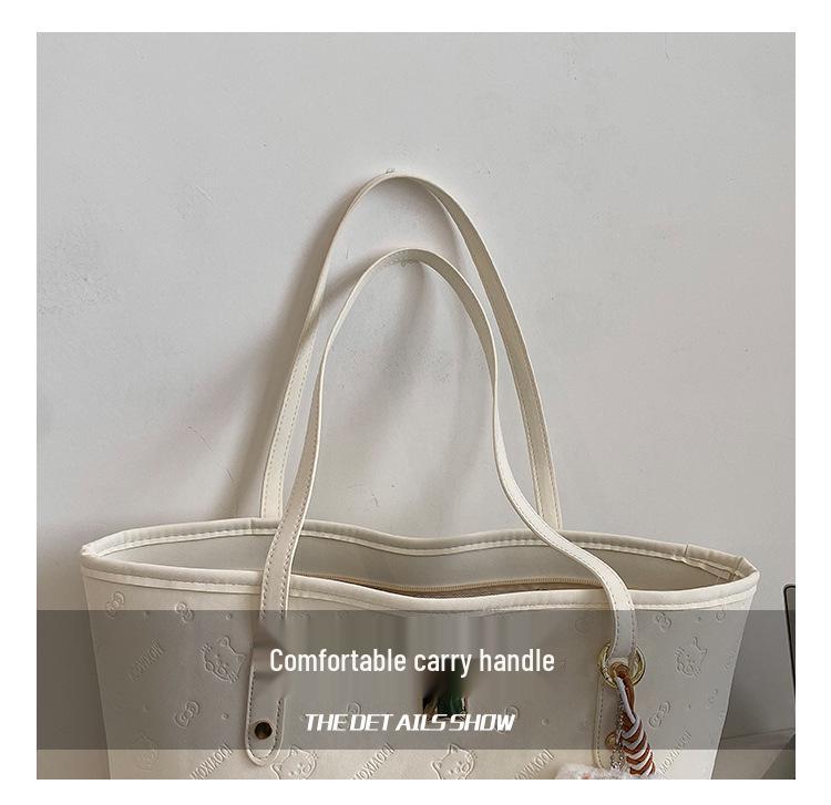 2026 Women's Fashionable High-Capacity Tote Bag - Versatile Shoulder & Crossbody Design for Simple Commutes