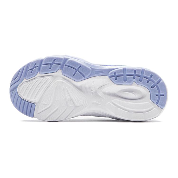 Anta Kids Fabric Synthetic Leather Trendy Comfortable Non-Slip Wear-Resistant Casual Shoes Kids Casual Shoes White Blue A22439904-2