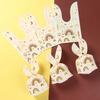 50Pcs Party Favors Cookie Candy Bags Carton Snack Packing Supplies Rabbit Ear Bags  Easter Party