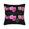 New Kpop Style Girls Katseyes Pillow Cover Graphic Cushion Cover Funny Pillow Case For Chair Sofa Home Decor