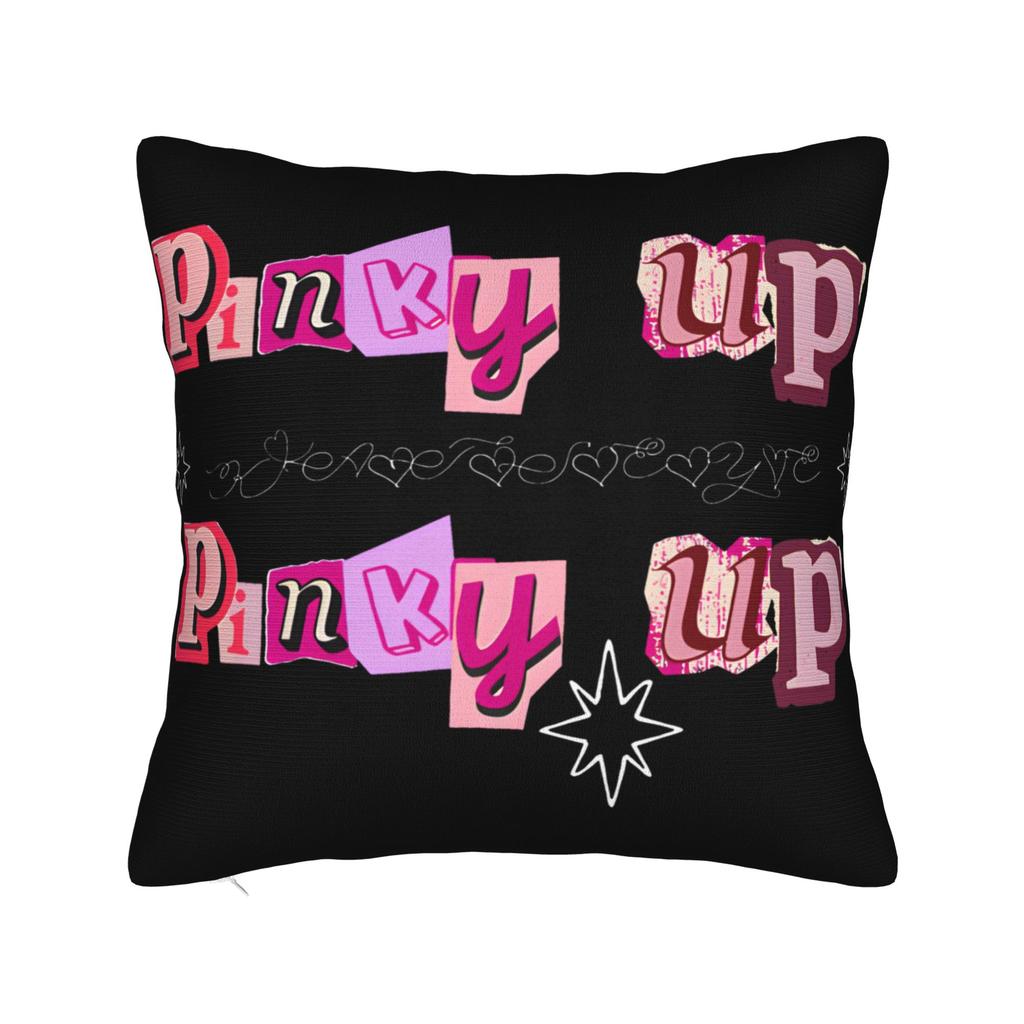 New Kpop Style Girls Katseyes Pillow Cover Graphic Cushion Cover Funny Pillow Case For Chair Sofa Home Decor