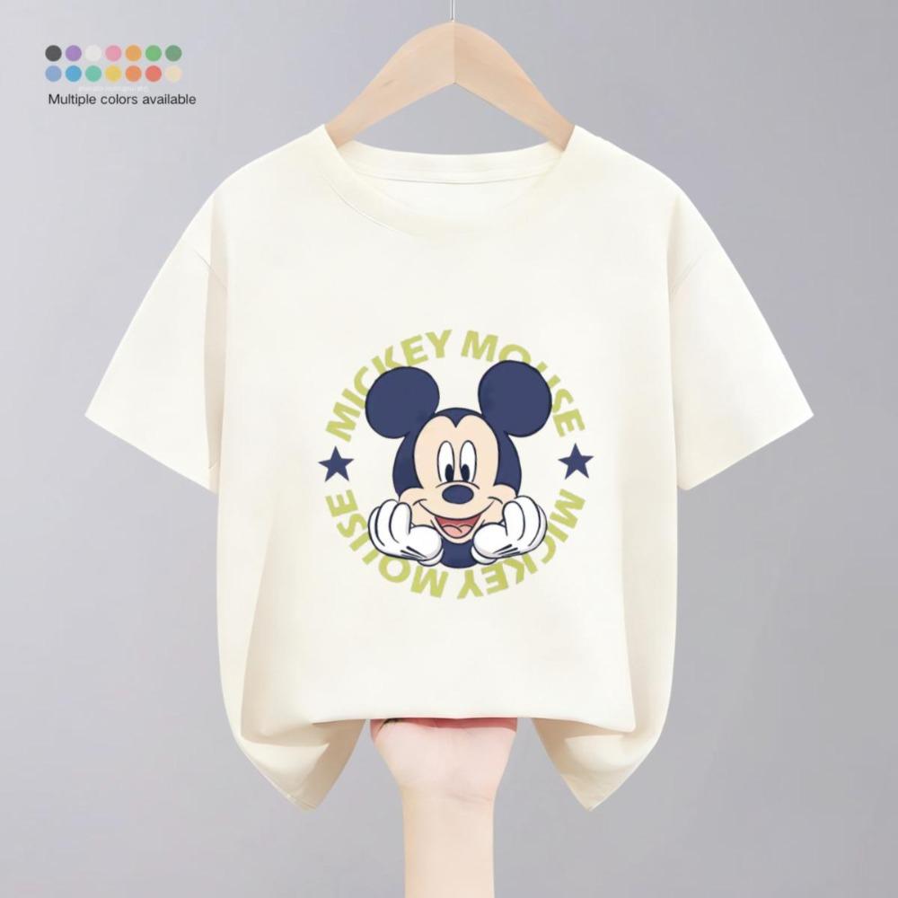 Children's Clothing Summer Cartoon Fashion Children's T-shirt Round Neck