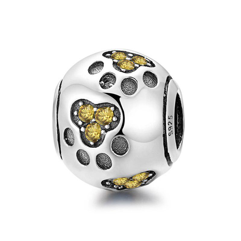 GNOCE 925 Sterling Silver Sunflower Charm With Cubic Zirconia - Bracelet Charm For Women, Gift Ready - View #11