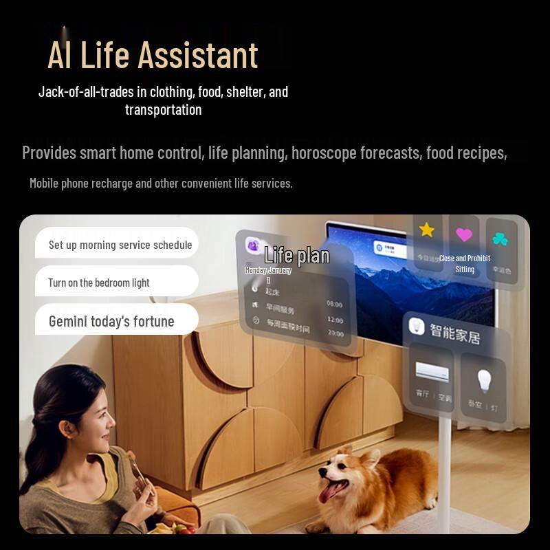 WAO Tmall Genie AI Portable Smart Screen and Cinema Tablet (CN version)