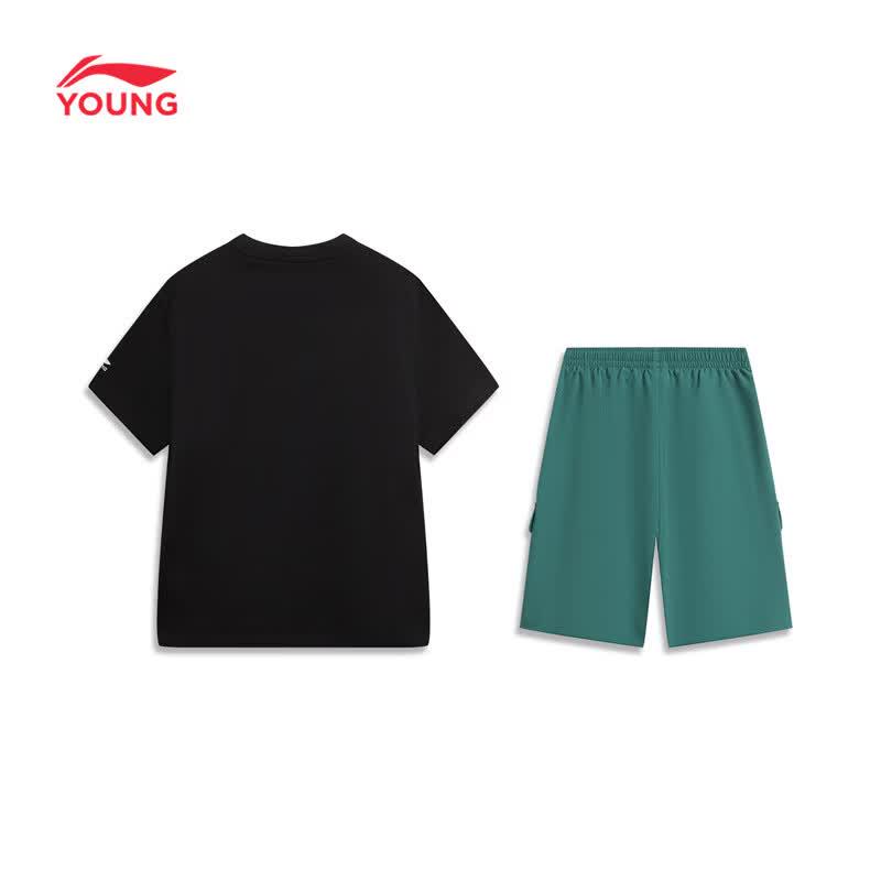 Li-Ning Kids' Short Sleeve & Shorts Sport Set