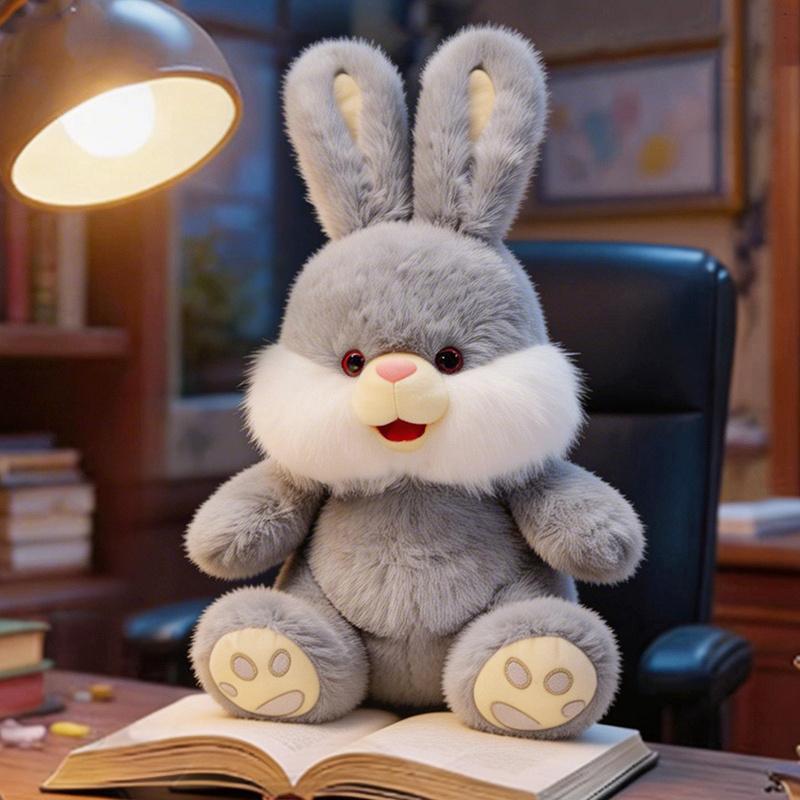 30cm Cute Rabbit Plush Toys Soft Stuffed Cartoon Animal Doll Kawaii Sitting Rabbit Toy Pillow for Birthday Gifts