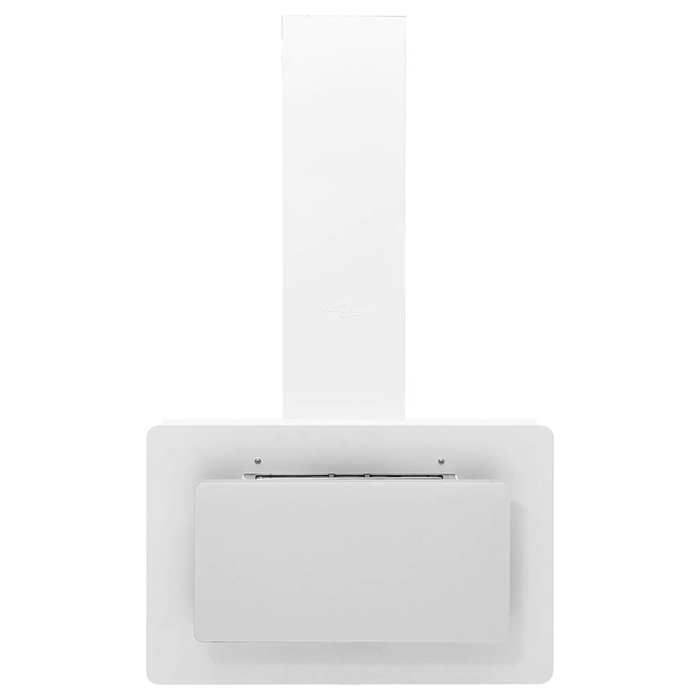 VidaXL Wall-mounted Range Hood 60 Cm Stainless Steel and Tempered Glass White 51663