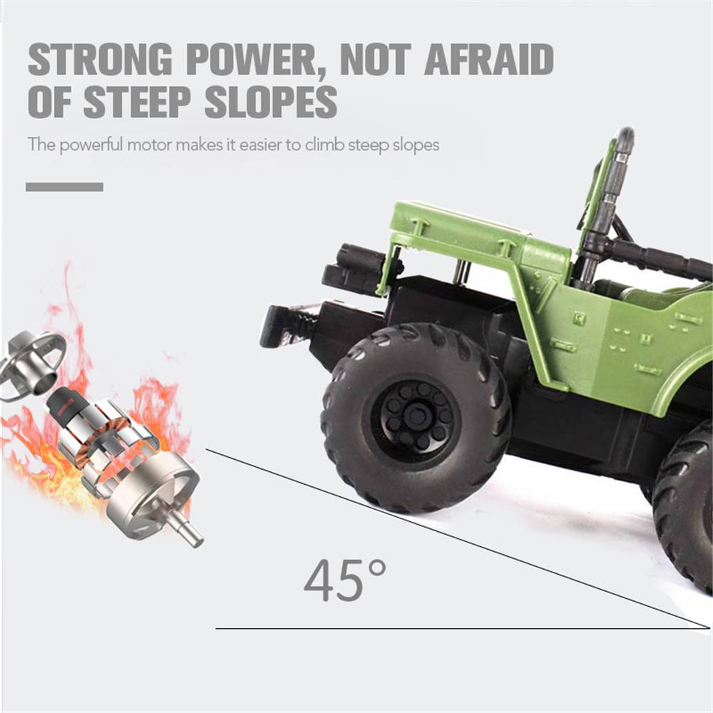 2.4G 1:36 4-Channel RC Cars Rechargeable Mini Children's Toy Remote Control Car Crashworthy Off-road Vehicle Model for Kids