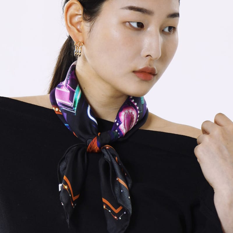 ONSZ Neon Jukebox Silk Scarf