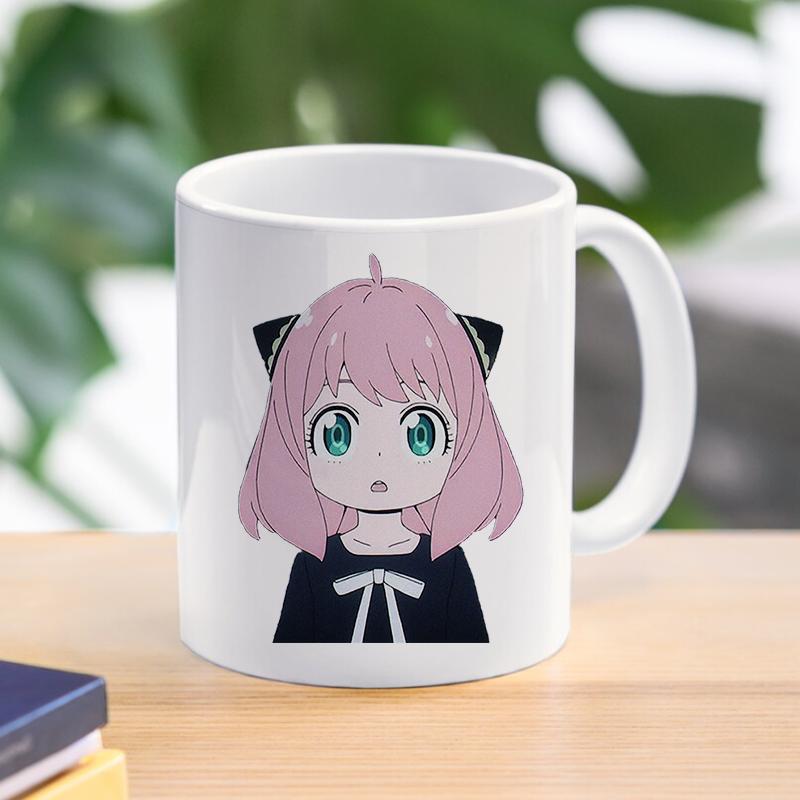 Spy X Family Anya kubek do kawy kubek Loid Yor fałszerz kubki ceramiczne dla dzieci chłopcy herbata kawa z mlekiem naczynia do picia prezent dla przyjaciela