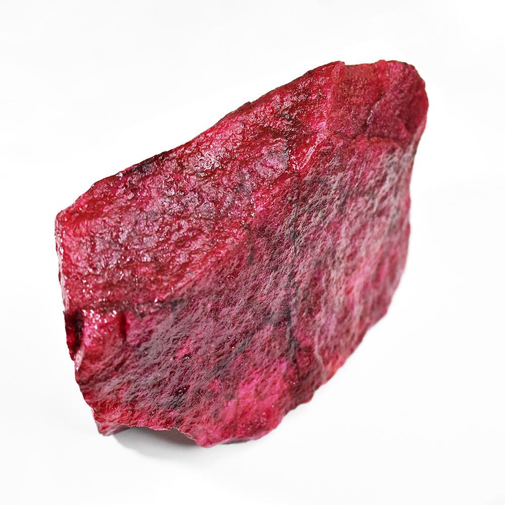 Earth Mined 2500 Ct CERTIFIED Uncut NATURAL Red Ruby Rough Loose Gemstone