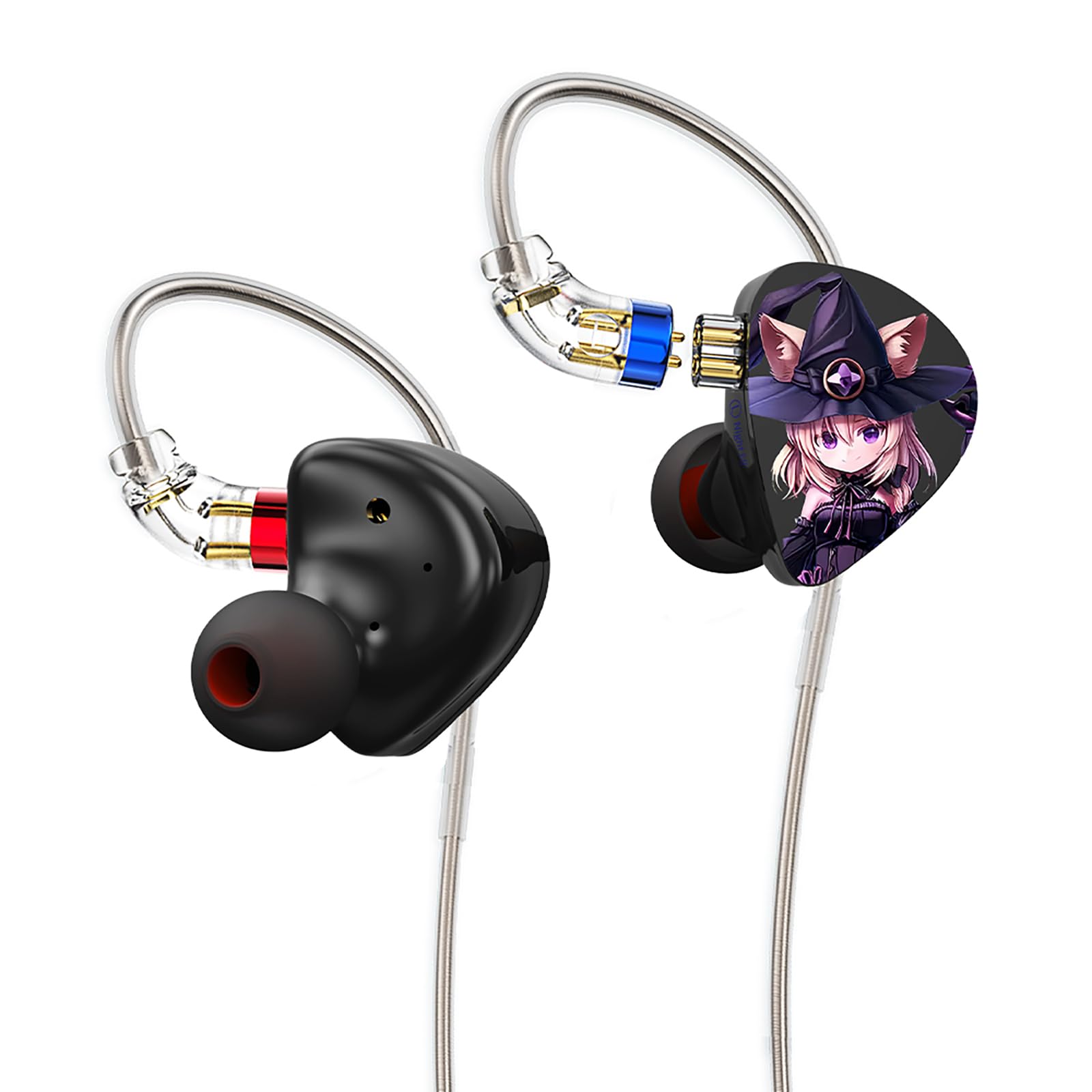 

Linsoul CVJ Night Elf Hybrid Dynamic Earphones Dual Compound Dynamic Driver 8mm Newly Developed Dynamic Driver DLC Diamond Diaphragm Ergonomic Design