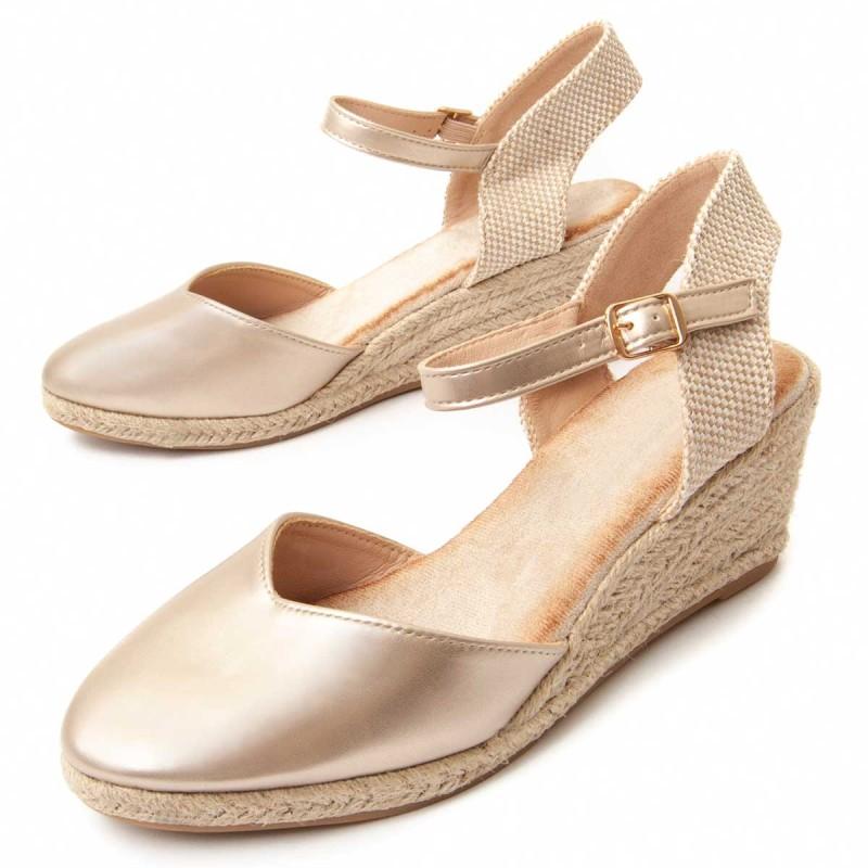 Alpargata De Cuña Para Mujer. Montevita Spartila17 90147