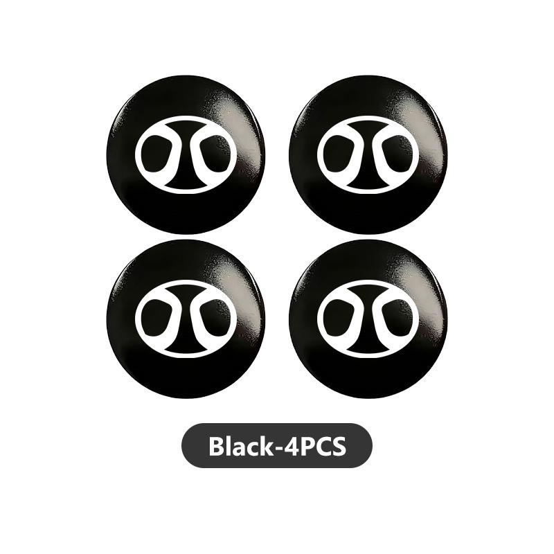 56mm Car Wheel Center Hub Caps Sticker Emblem Accessories For BAIC Beijing BJ20 EV2 EV5 BJ40 EC3 EC5 EU5 EX3 EX5 X7 Senova X25