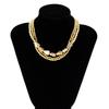 Vintage Imitation Pearl Choker Necklace for Woman Multilayer Bead Neck Chain Wedding Jewelry Party Gift