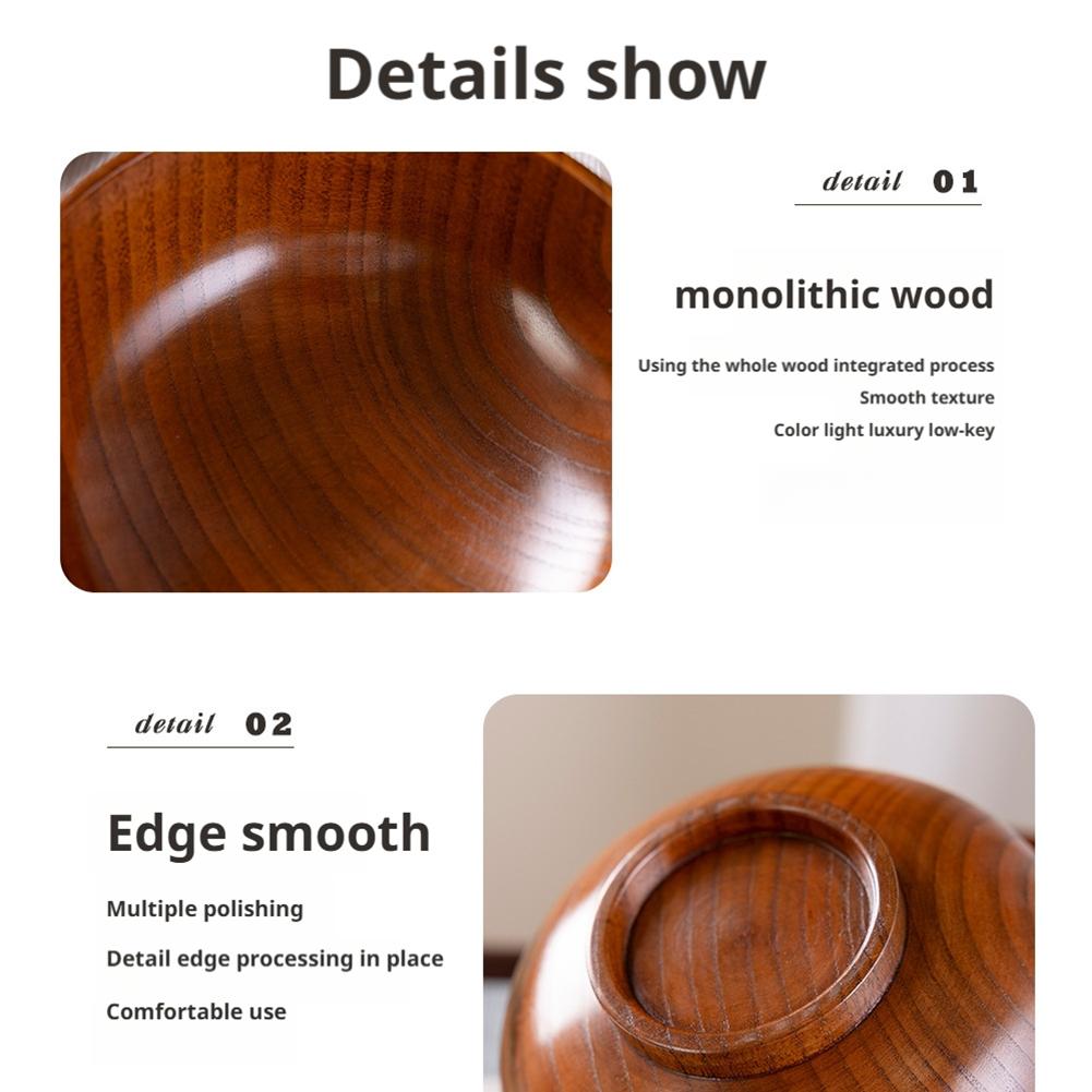 Wooden Spice Container Seasoning Jar With Spoon Jujube Wood Sugar Salt Canister Airtight Lid Kitchen Storage Bowl Home Decor
