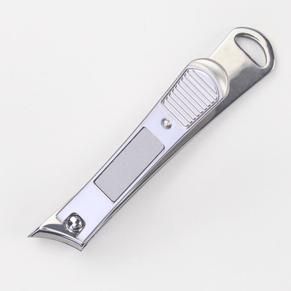 High-Grade Portable Stainless Steel Nail Clipper Set with Flat & Angled Edges for Ingrown & Thick Nails In Gift Box