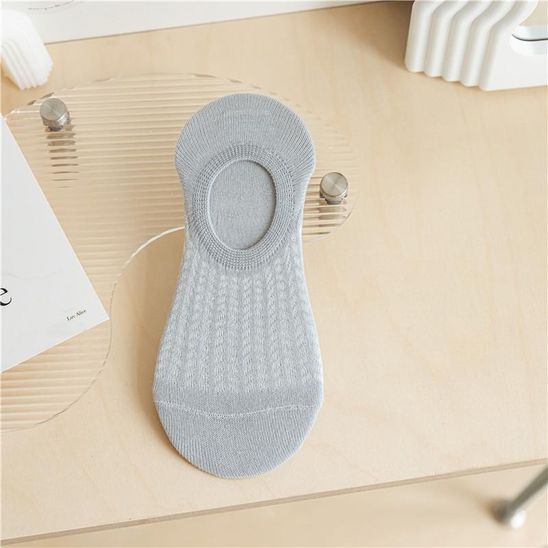 10 Colors of Colored Cotton WOMEN'S Short Socks, Ankle Breathable Mesh Sports Socks, Summer Casual Solid Color Boat Socks